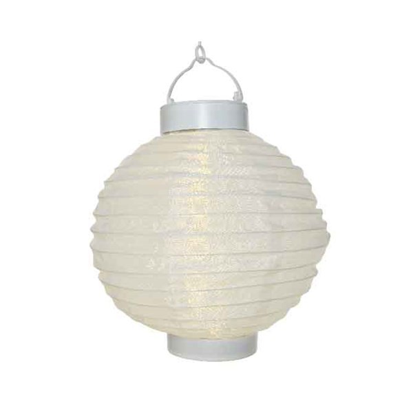 LED Solarlaterne rund