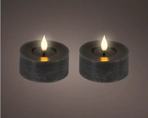 LED Wachs-Teelichter Flacker-Effekt