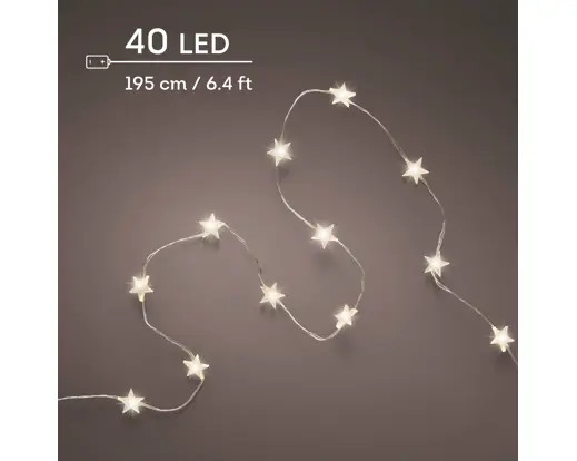LED Micro Strangbeleuchtung Stern