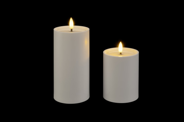 In & Outdoor Solar Candle Set Small