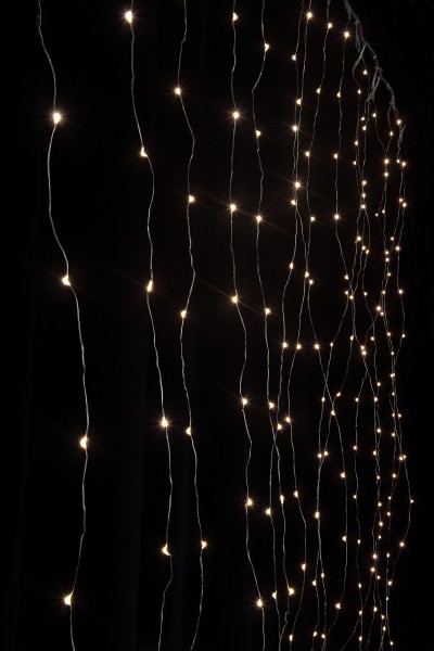 LED Angel Hair Vorhang