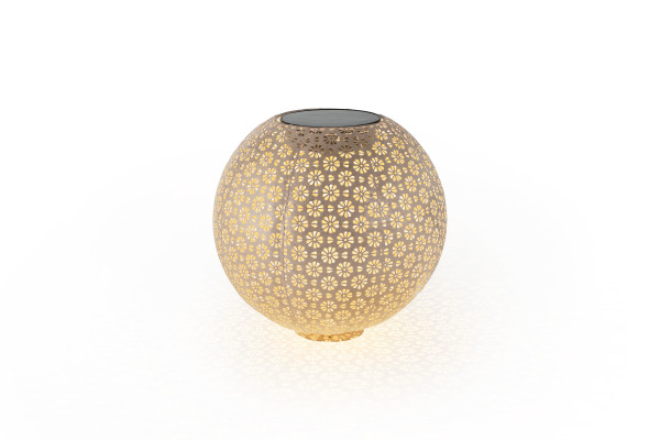 LED Solar Antic Ball Platin