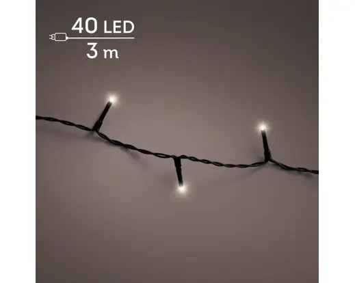 Lichterkette Basic warmweiss