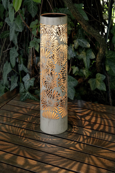 LED Solar Antic Pillar Blossom
