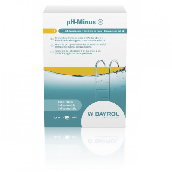 pH-Minus Dosierbeutel 2kg - 4 Beutel à 500g einfachste Dosierung durch vorportionierte Beutel