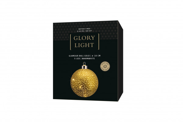 LED Glamour Ball gold Indoor