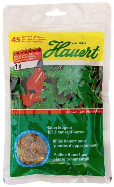 Hauertkugeln für Zimmerpflanzen