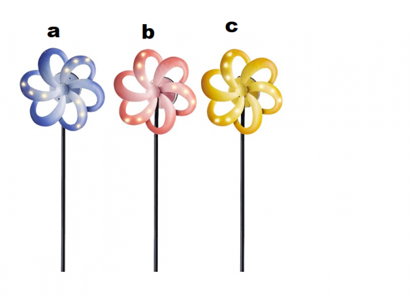 LED Solar Stabbeleuchtung Blume
