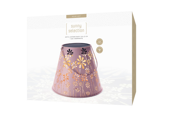 LED Solar Antic Lantern Daisy