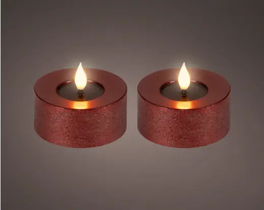 LED Wachs-Teelichter Flacker-Effekt