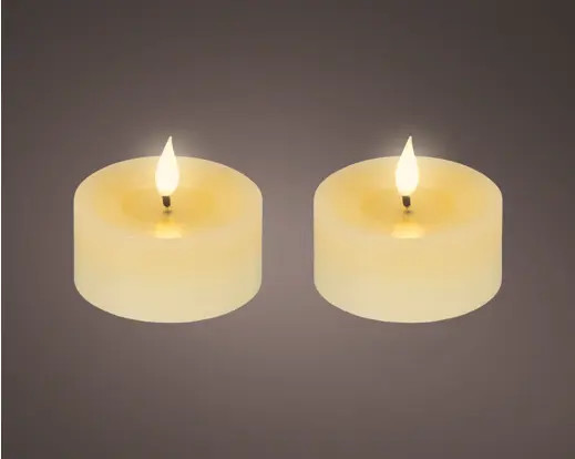 LED Wachs-Teelichter Flacker-Effekt