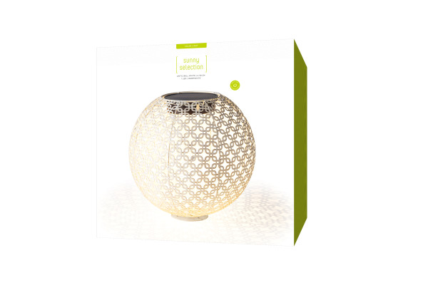 LED Solar Antic Ball white