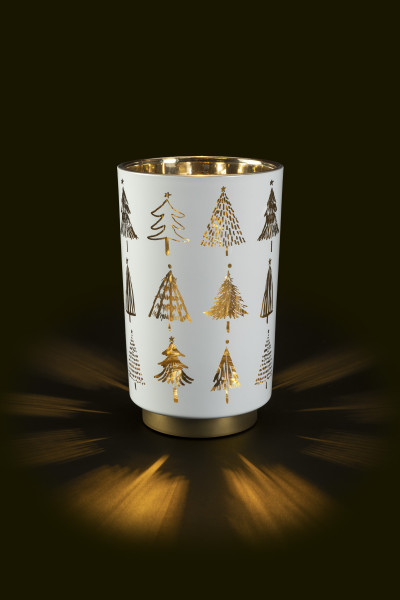 LED White Tree Lantern