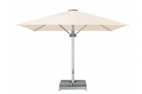 Sonnenschirm Palazzo Style Sonnenschirm ohne Volant, Gestell Alu eloxiert
