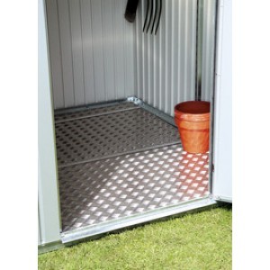 Alu-Bodenplatten für Biohort Geräteschrank