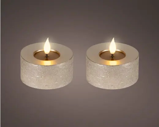 LED Wachs-Teelichter Flacker-Effekt