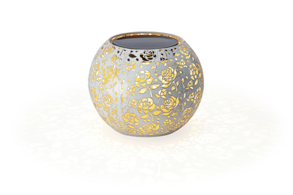 LED Solar Antic Globe Baccara