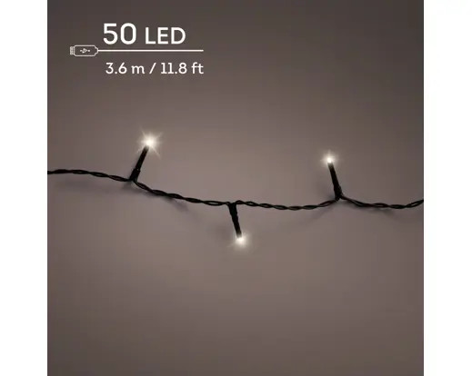 Duracharge Basic 50LED Outdoor warm white
