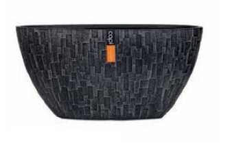 Capi Indoor Stein Schwarz Oval