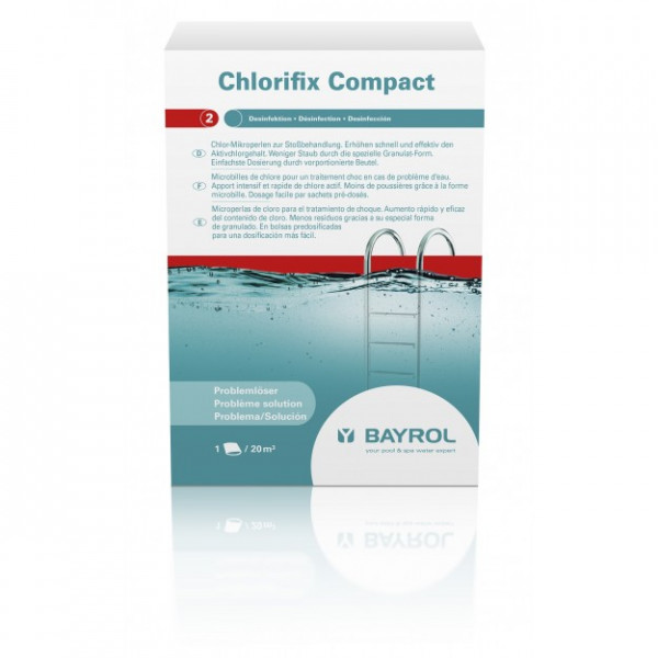 Chlorifix Compact 1,2kg (3 Beutel à 400g) einfachste Dosierung durch vorportionierte Beutel