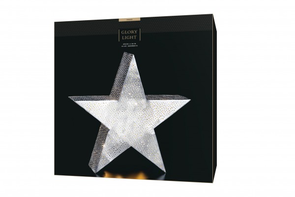 LED Argon Metall-Stern