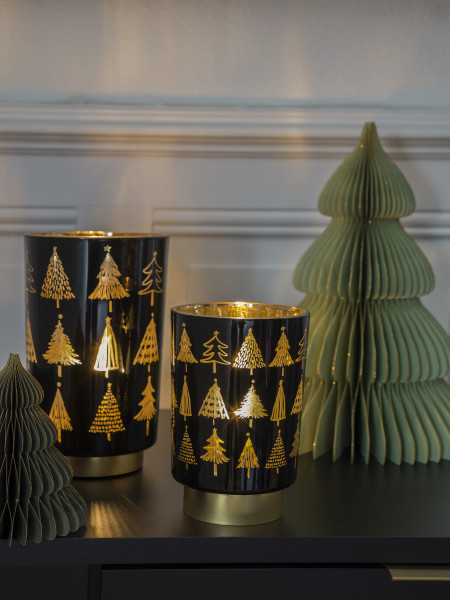 LED Black Tree Lantern